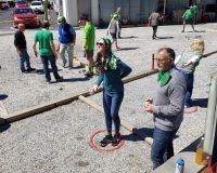 Sara and Ronan in action